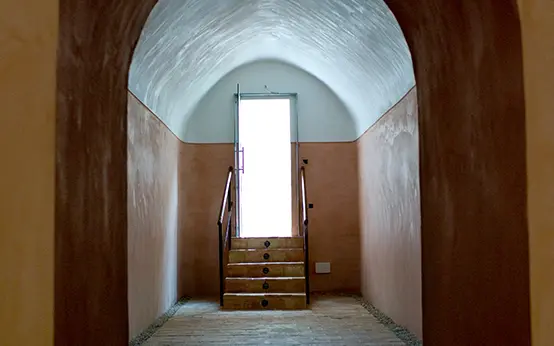 Interior del aljibe del Castillo de Jumilla