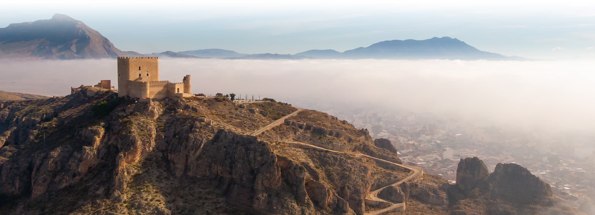 Vista general del Castillo de Jumilla