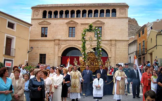 Celebración del Corpus en la Plaza de Arriba