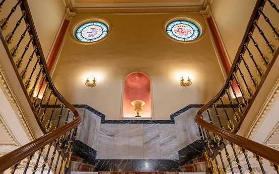 Escalera del Ayuntamiento de Jumilla