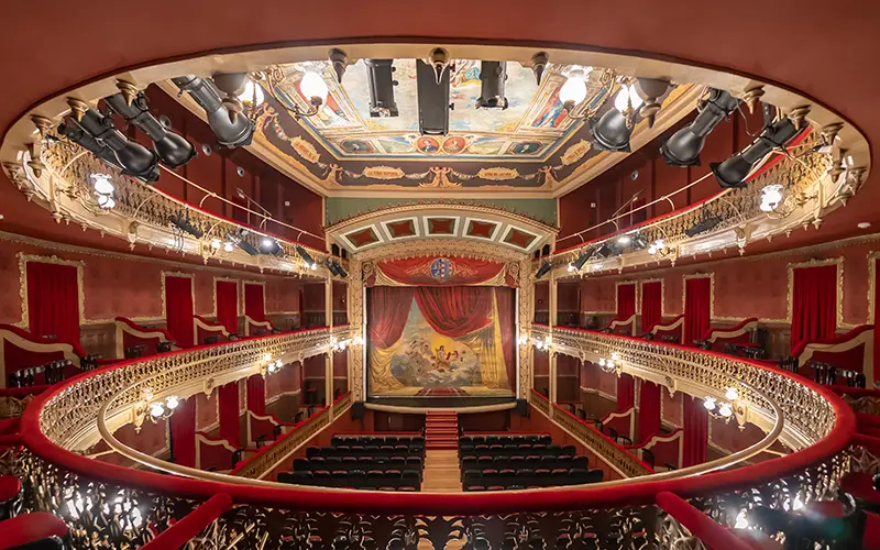 Vista interior del Teatro Vico Vista interior del Teatro Vico
