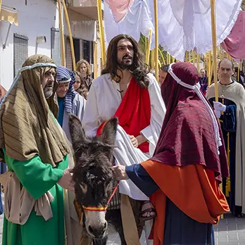 Procesión de las Palmas del Domingo de Ramos en Jumilla Procesión de las Palmas del Domingo de Ramos en Jumilla