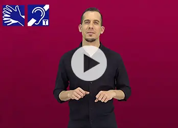 Vídeos en lenguaje de signos